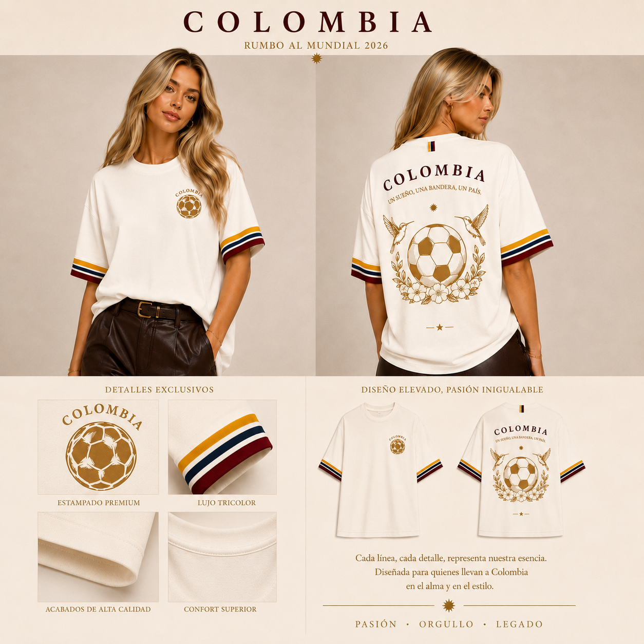 OVERSIZED PREMIUM COLOMBIA REF 1