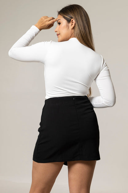 FALDA SHORT BOTONES