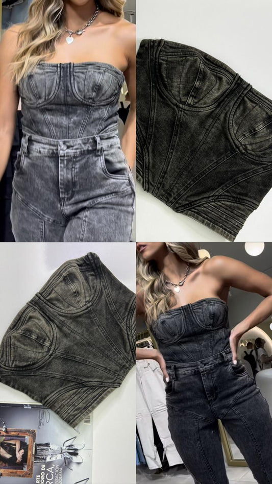 CORSET DENIM