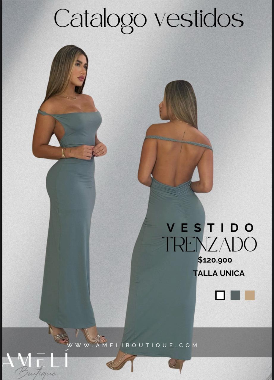 VESTIDO TRENZADO